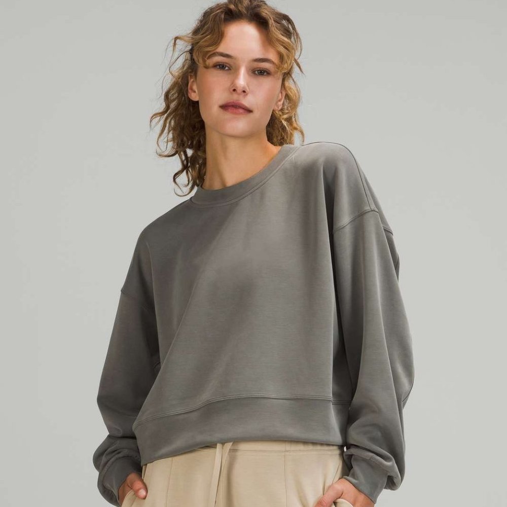 Lululemon Softstream Perfectly Oversized Cropped Crew